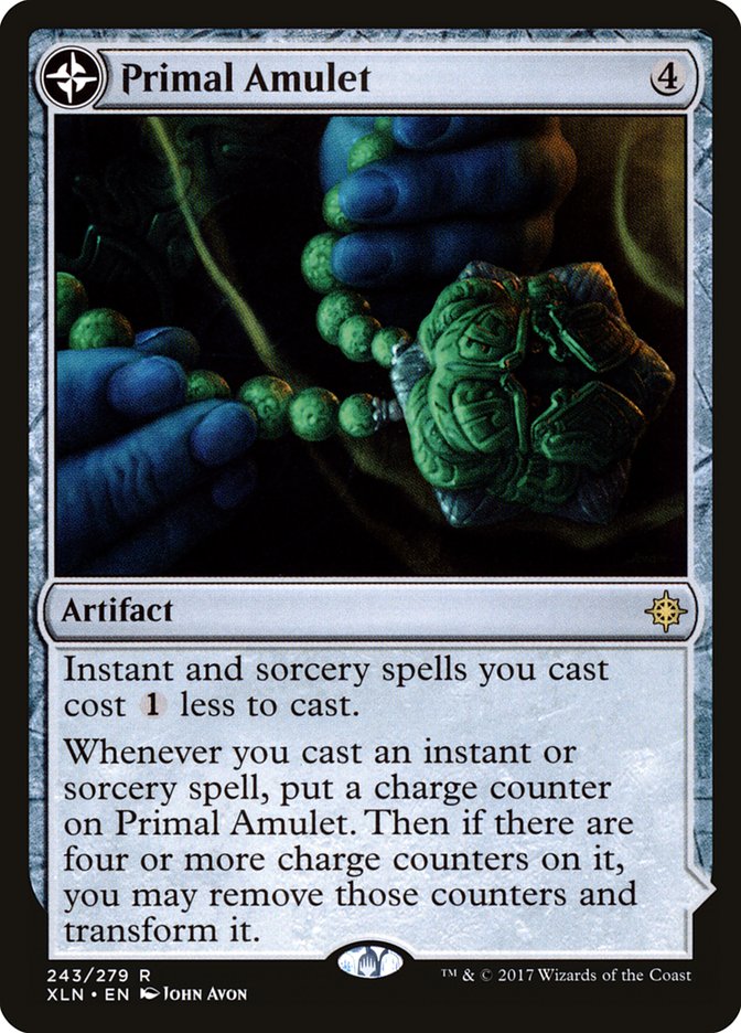 Primal Amulet // Primal Wellspring [Ixalan] | Good Games Modbury