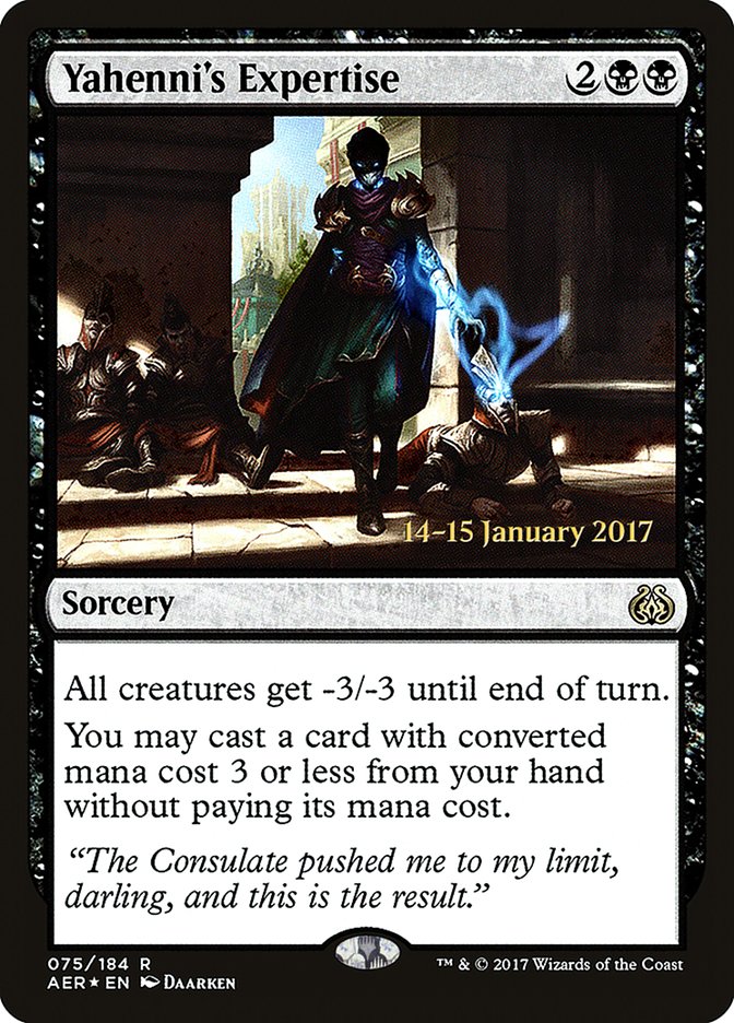 Yahenni's Expertise [Aether Revolt Prerelease Promos] | Good Games Modbury