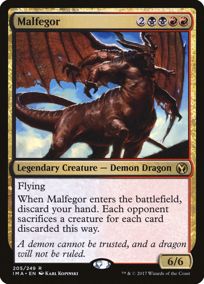 Malfegor 205/249 (Iconic Masters)  | Good Games Modbury