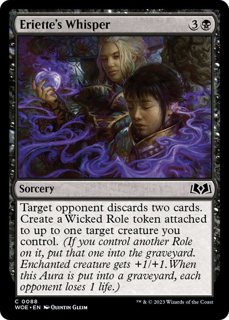 Eriette's Whisper [Wilds of Eldraine] | Good Games Modbury