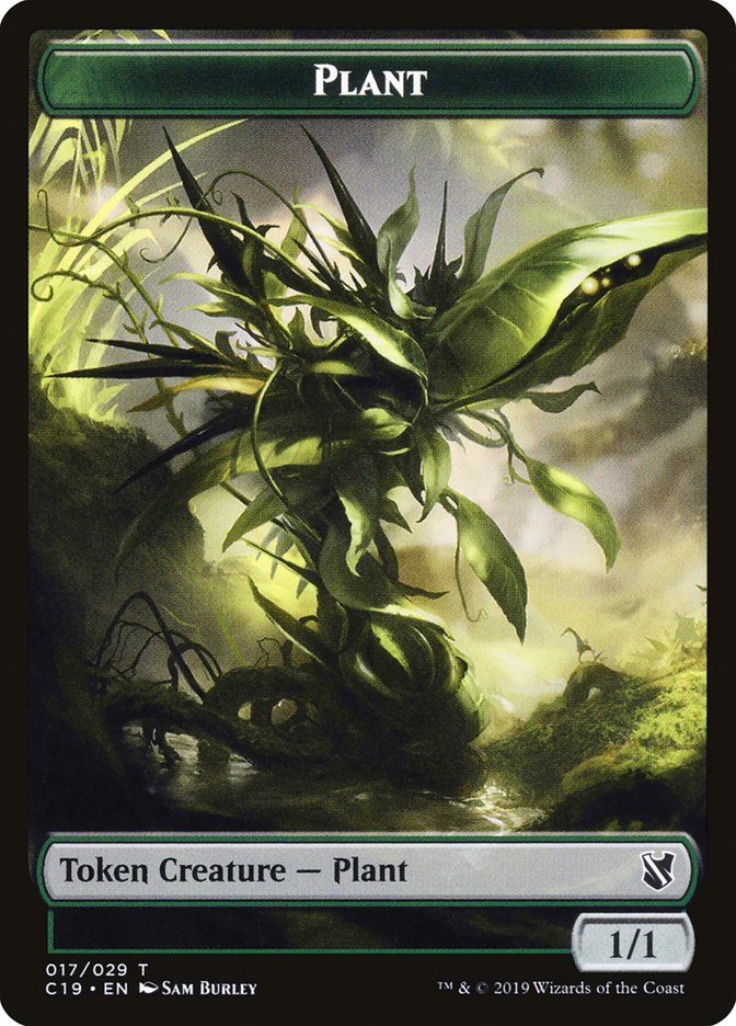 Plant Token [Commander 2019 Tokens] | Good Games Modbury