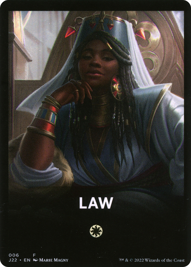 Law Theme Card [Jumpstart 2022 Front Cards] | Good Games Modbury