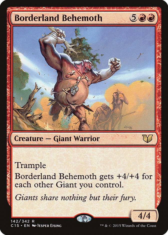 Borderland Behemoth 142/342 (Commander 2015)  | Good Games Modbury