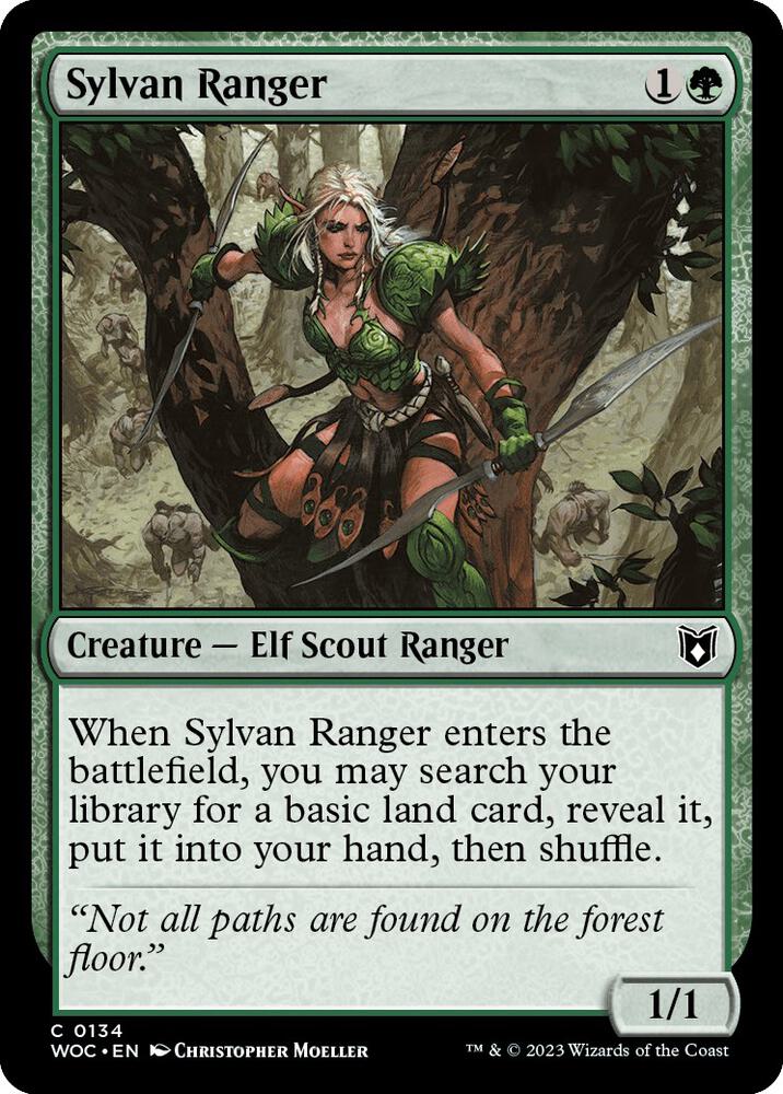 Sylvan Ranger 134/173 (Commander: Wilds of Eldraine)  | Good Games Modbury