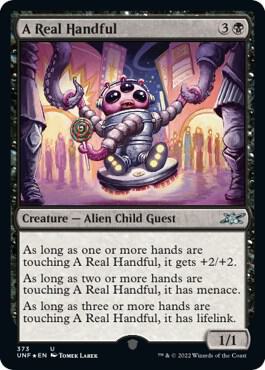 A Real Handful Galaxy Foil 373/244 (Unfinity)  - Foil | Good Games Modbury