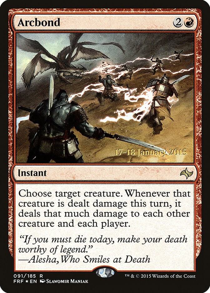Arcbond 91s/43 (Prerelease Cards)  - PreRelease Foil | Good Games Modbury
