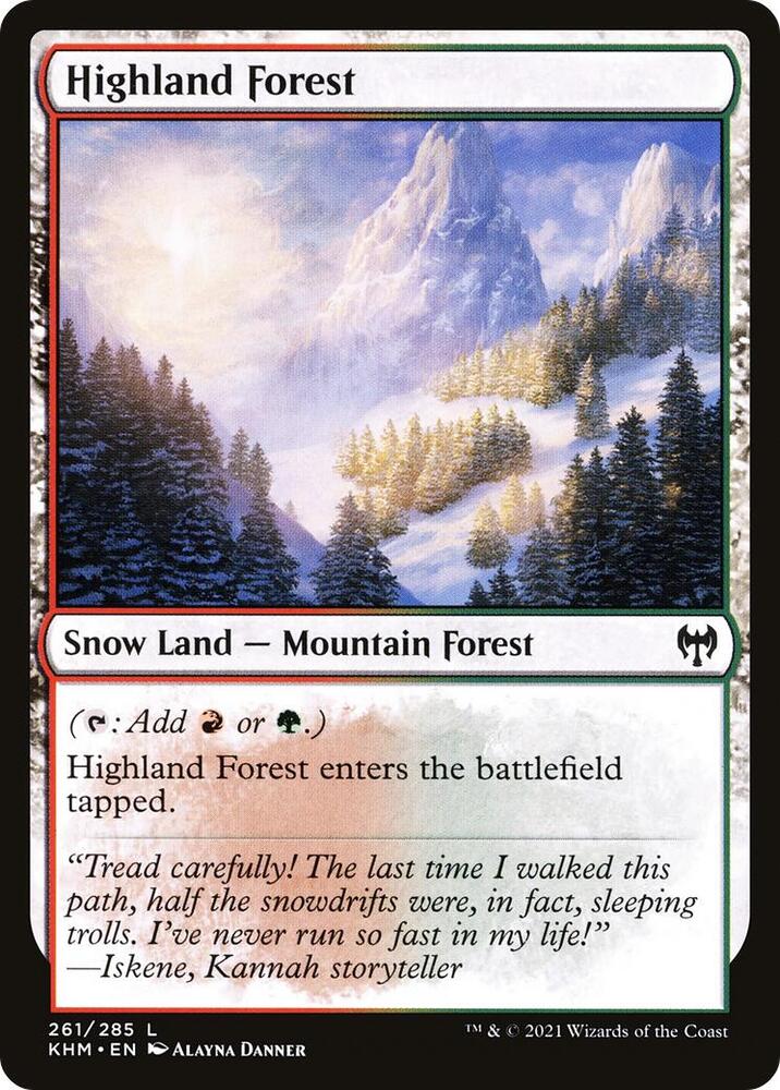 Highland Forest 261 (Kaldheim)  | Good Games Modbury