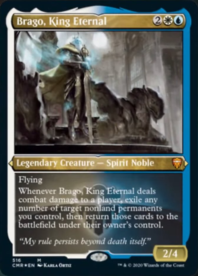 Brago, King Eternal (Etched) [Commander Legends] | Good Games Modbury