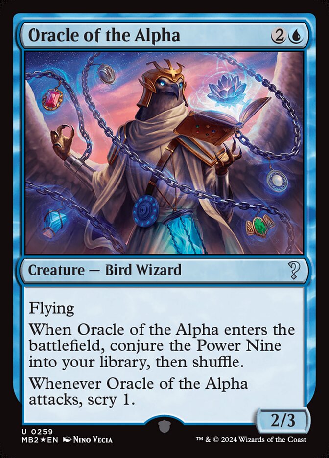 Oracle of the Alpha 259/390 (Mystery Booster 2)  - Foil | Good Games Modbury