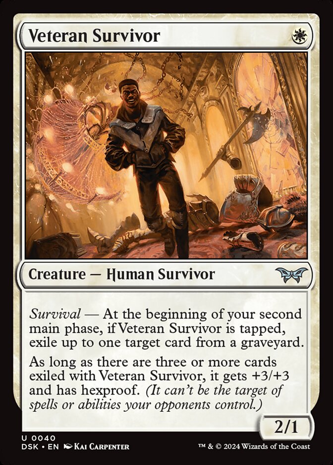 Veteran Survivor 40 (Duskmourn: House of Horror)  - Foil | Good Games Modbury