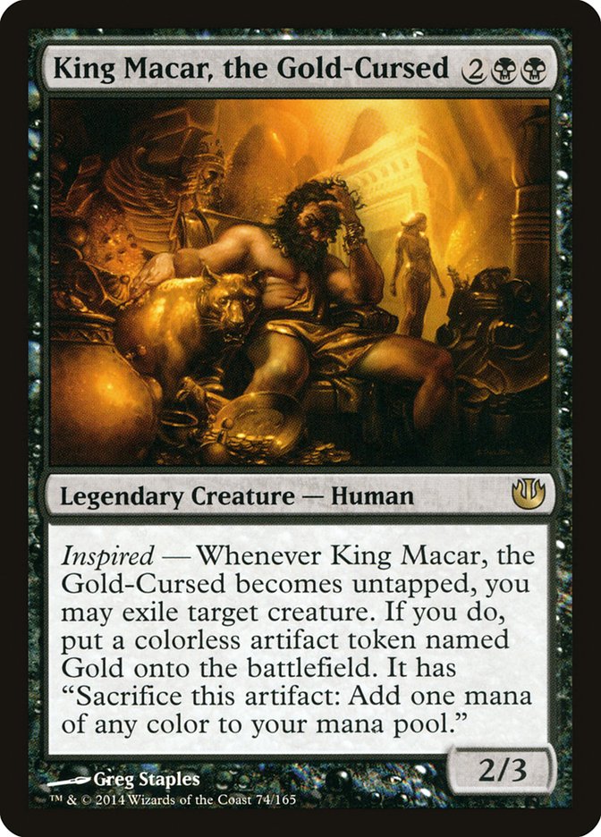 King Macar, the Gold-Cursed 74/165 (Journey Into Nyx)  | Good Games Modbury