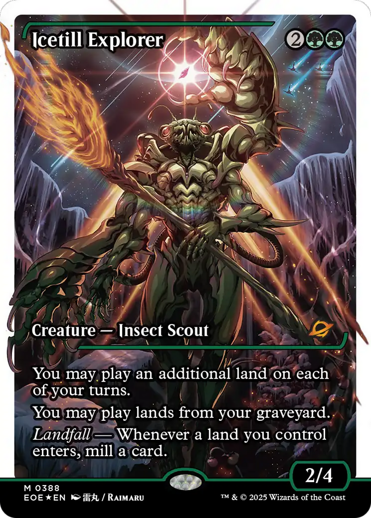 Icetill Explorer (Showcase) (Fracture Foil) [Edge of Eternities] | Good Games Modbury