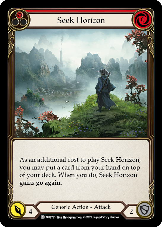 Seek Horizon (Red) [OUT216] (Outsiders) | Good Games Modbury