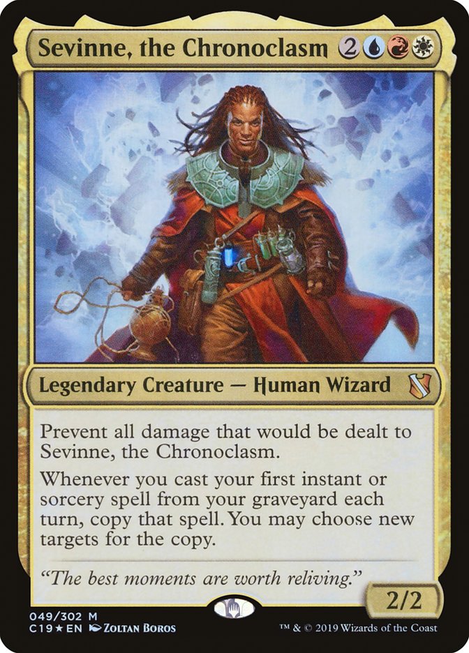 Sevinne, the Chronoclasm 49/302 (Commander 2019)  - Foil | Good Games Modbury