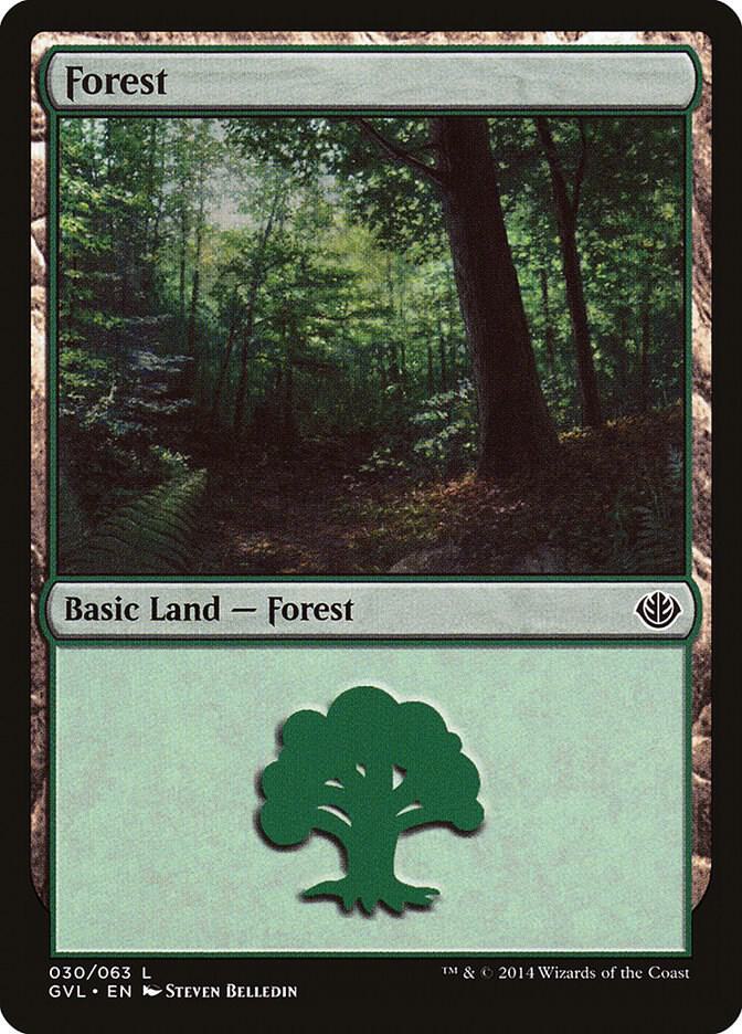 Forest 030 GVL 30/63 (Duel Decks: Anthology)  | Good Games Modbury