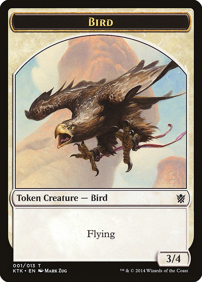 Bird Token [Khans of Tarkir Tokens] | Good Games Modbury