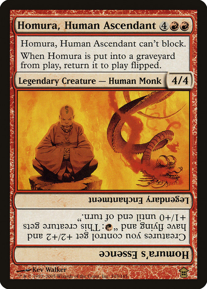 Homura, Human Ascendant // Homura's Essence 103/165 (Saviors of Kamigawa)  | Good Games Modbury