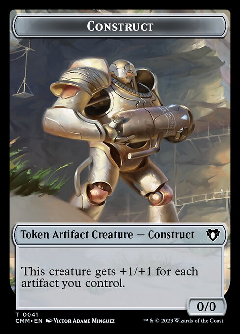 Servo // Construct (0041) Double-Sided Token [Commander Masters Tokens] | Good Games Modbury