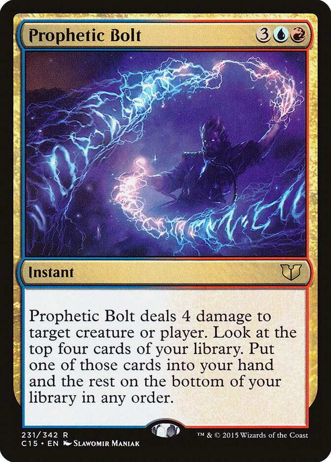 Prophetic Bolt 231/342 (Commander 2015)  | Good Games Modbury