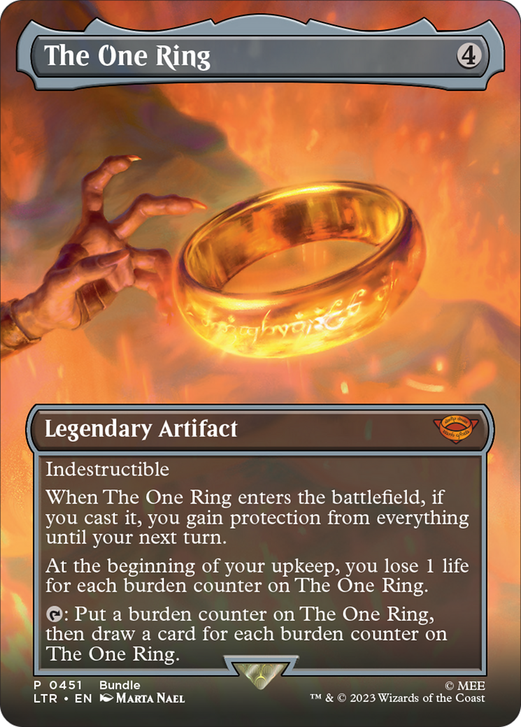 The One Ring (Borderless Alternate Art) [The Lord of the Rings: Tales of Middle-Earth] | Good Games Modbury