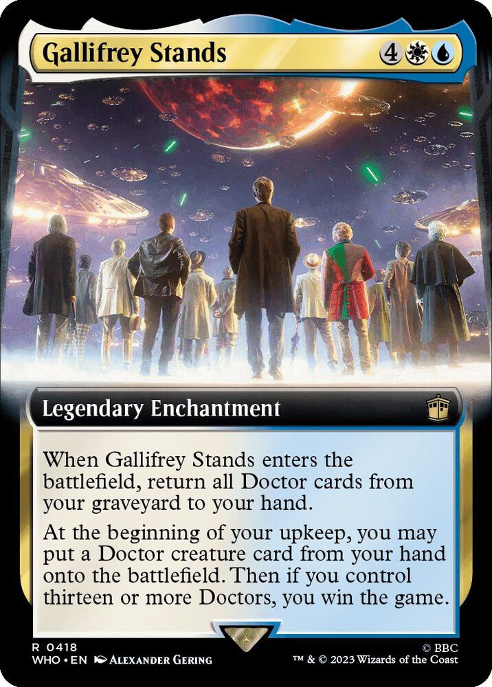 Gallifrey Stands 418/331 (Universes Beyond: Doctor Who)  - Extended Art | Good Games Modbury