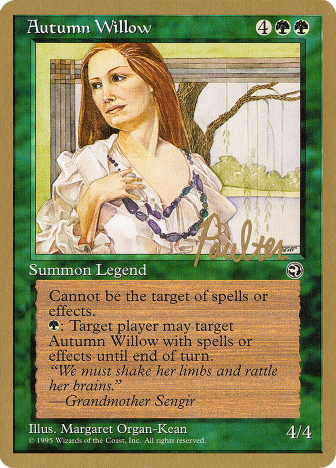 Autumn Willow (Preston Poulter) [Pro Tour Collector Set] | Good Games Modbury