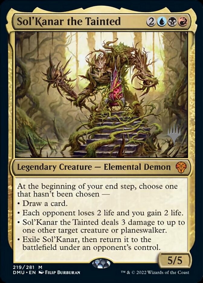 Sol'Kanar the Tainted (Promo Pack) [Dominaria United Promos] | Good Games Modbury