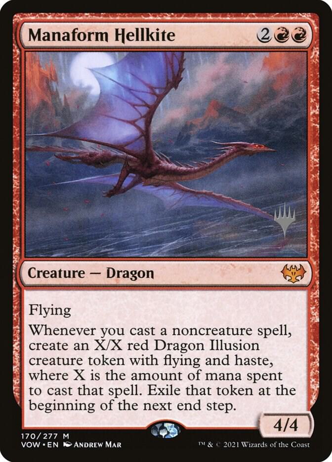 Manaform Hellkite 170 (Promo Pack: Kamigawa: Neon Dynasty)  | Good Games Modbury