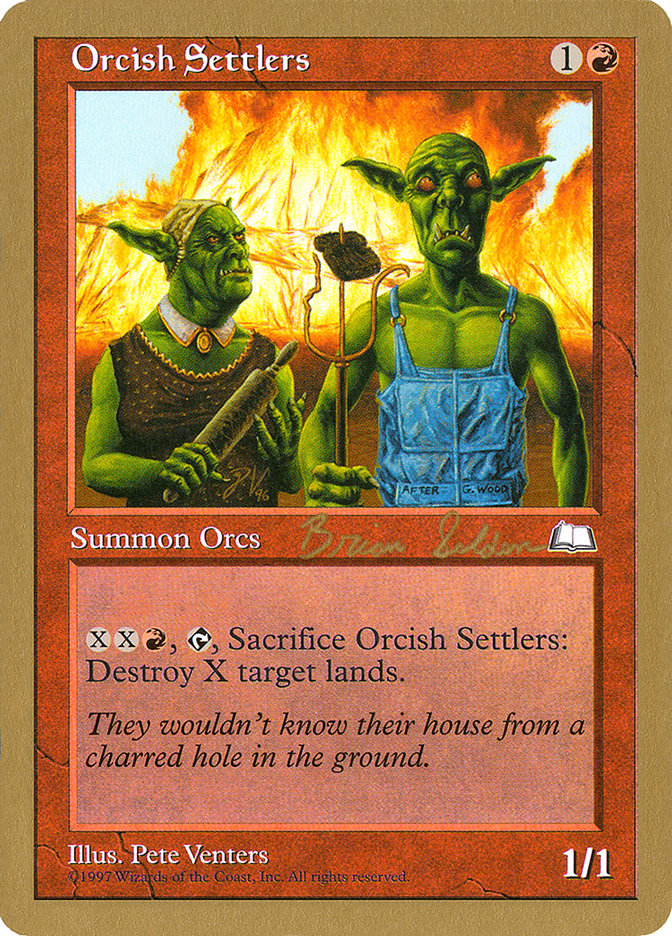 Orcish Settlers (Brian Selden) [World Championship Decks 1998] | Good Games Modbury