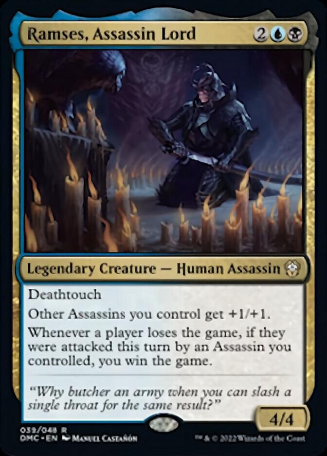 Ramses, Assassin Lord [Dominaria United Commander] | Good Games Modbury