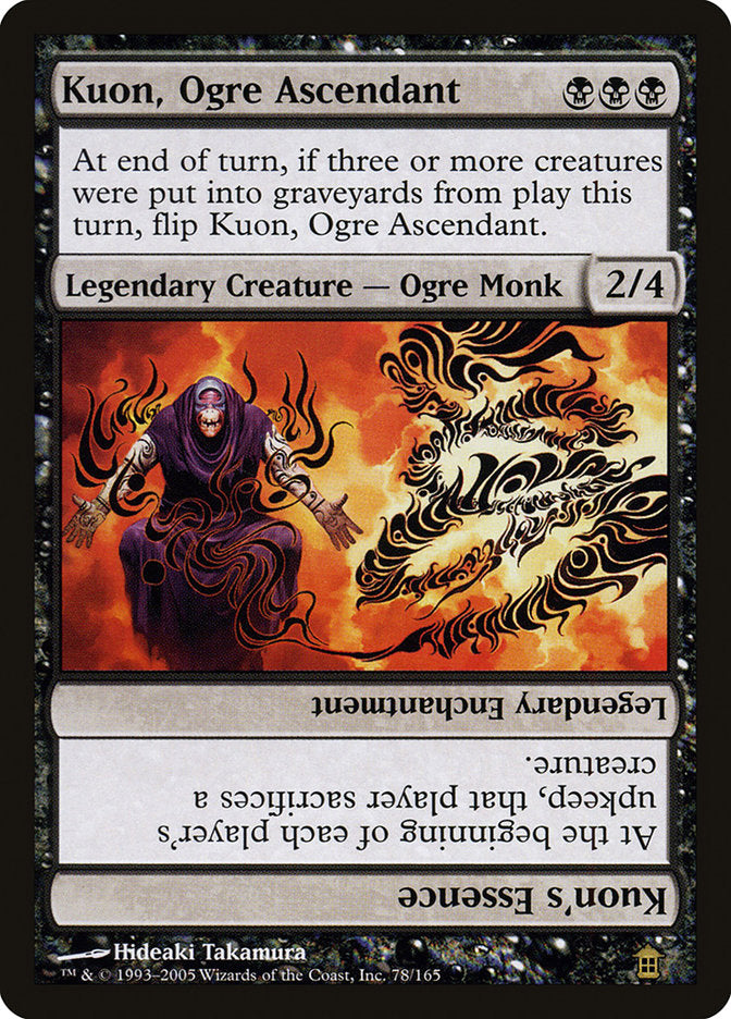 Kuon, Ogre Ascendant // Kuon's Essence 78/165 (Saviors of Kamigawa)  | Good Games Modbury