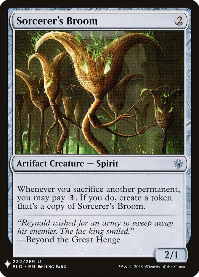 Sorcerer's Broom [Mystery Booster] | Good Games Modbury