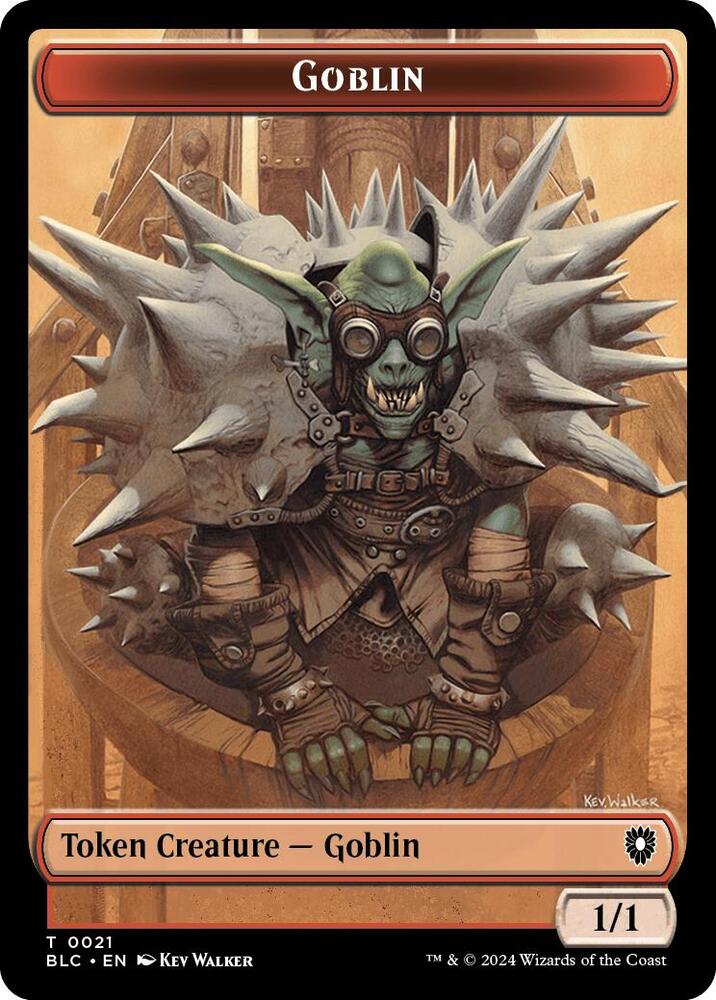 Goblin Thopter Double Sided Token 21 // 39 (Commander: Bloomburrow)  | Good Games Modbury