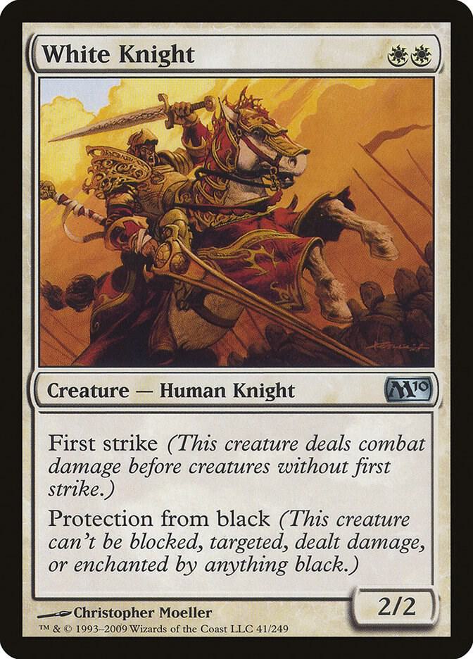 White Knight 41/249 (Magic 2010 (M10))  - Foil | Good Games Modbury