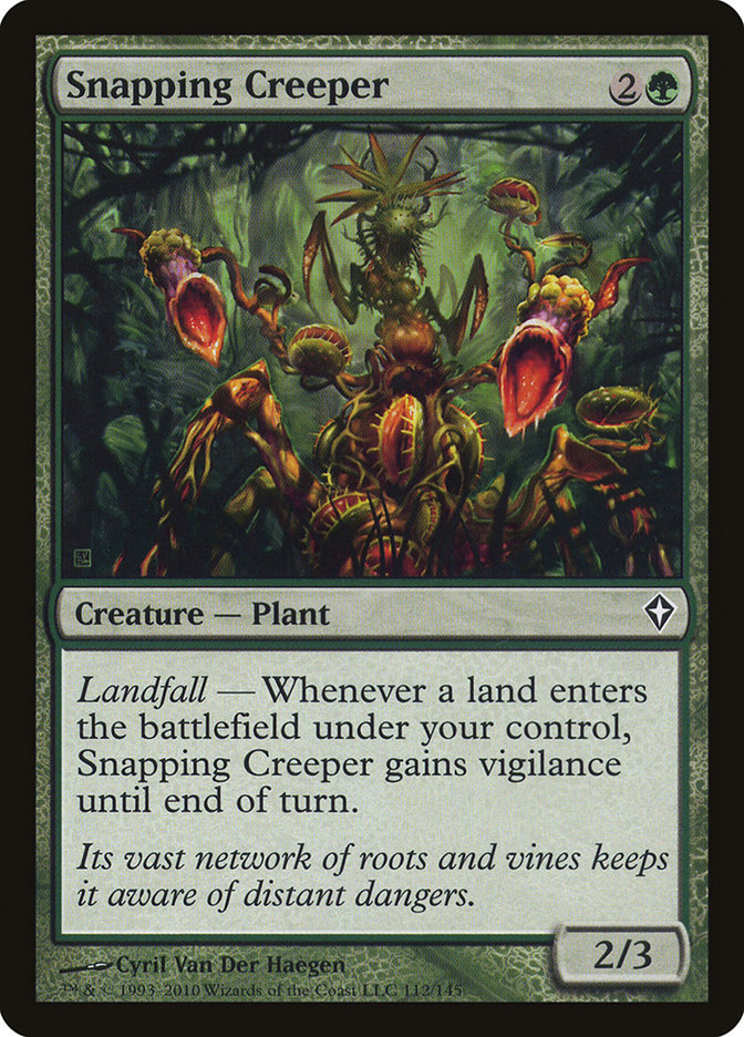 Snapping Creeper 112/145 (Worldwake)  - Foil | Good Games Modbury