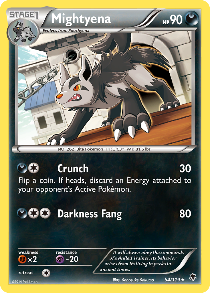 Mightyena (54/119) [XY: Phantom Forces] | Good Games Modbury