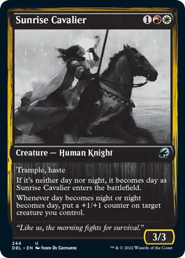 Sunrise Cavalier 244/534 (Innistrad: Double Feature)  | Good Games Modbury