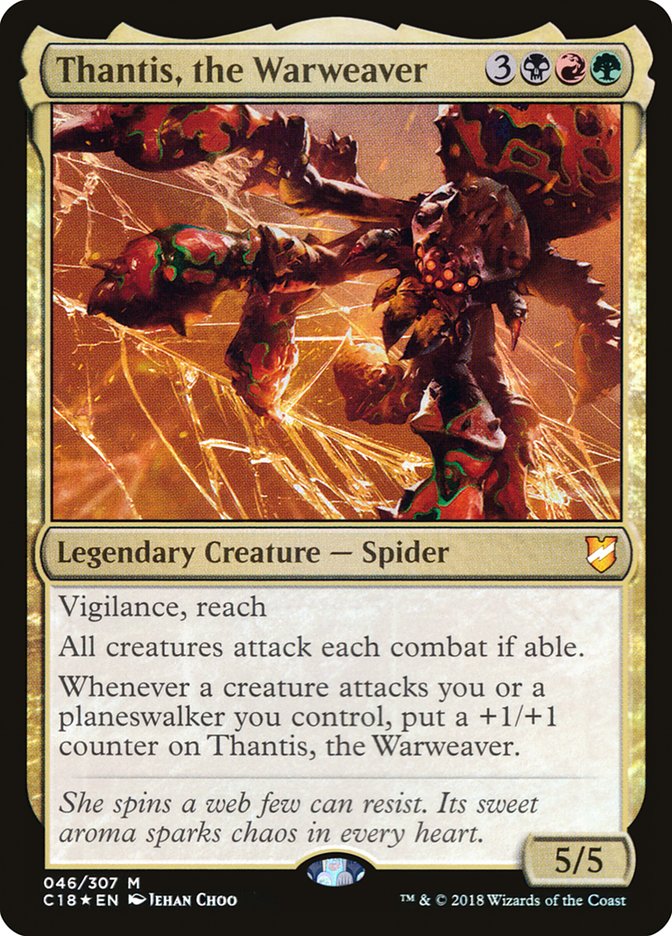 Thantis, the Warweaver 46/307 (Commander 2018)  - Foil | Good Games Modbury