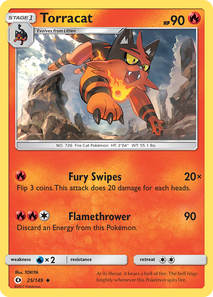 Torracat (25/149) [Sun & Moon: Base Set] | Good Games Modbury
