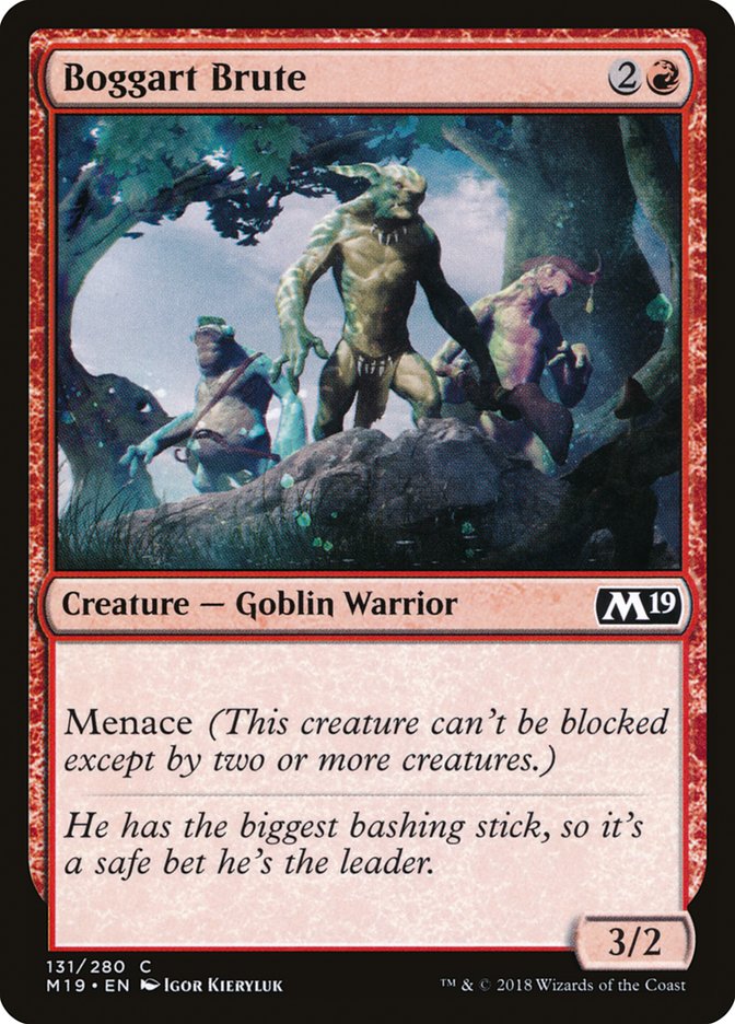 Boggart Brute [Core Set 2019] | Good Games Modbury