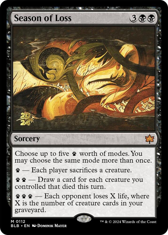 Season of Loss 112s/160 (Prerelease Cards)  - Foil | Good Games Modbury