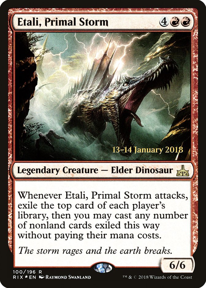 Etali, Primal Storm [Rivals of Ixalan Prerelease Promos] | Good Games Modbury