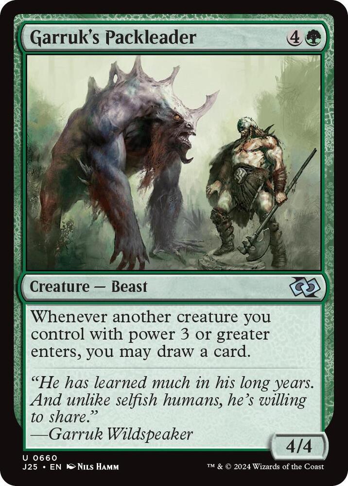 Garruk's Packleader 660/779 (Foundations Jumpstart)  | Good Games Modbury