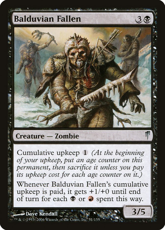 Balduvian Fallen 51/155 (Coldsnap)  - Foil | Good Games Modbury