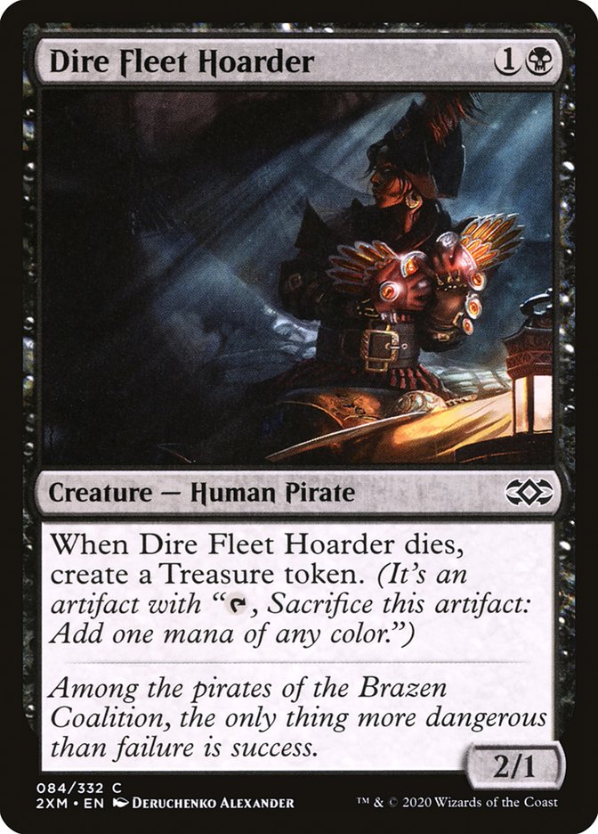 Dire Fleet Hoarder 84/332 (Double Masters)  - Foil | Good Games Modbury