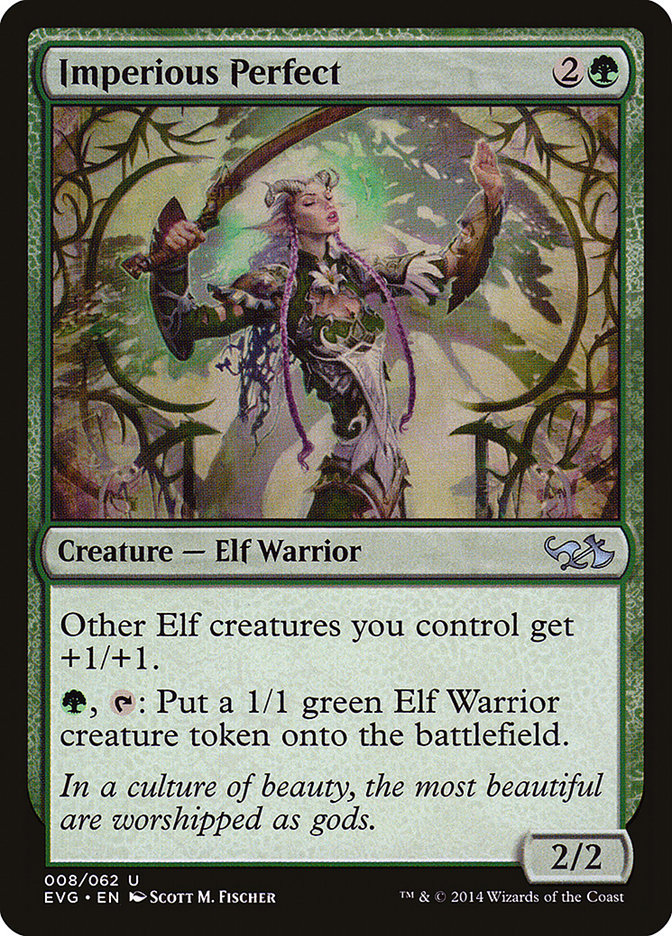 Imperious Perfect (Elves vs. Goblins) [Duel Decks Anthology] | Good Games Modbury