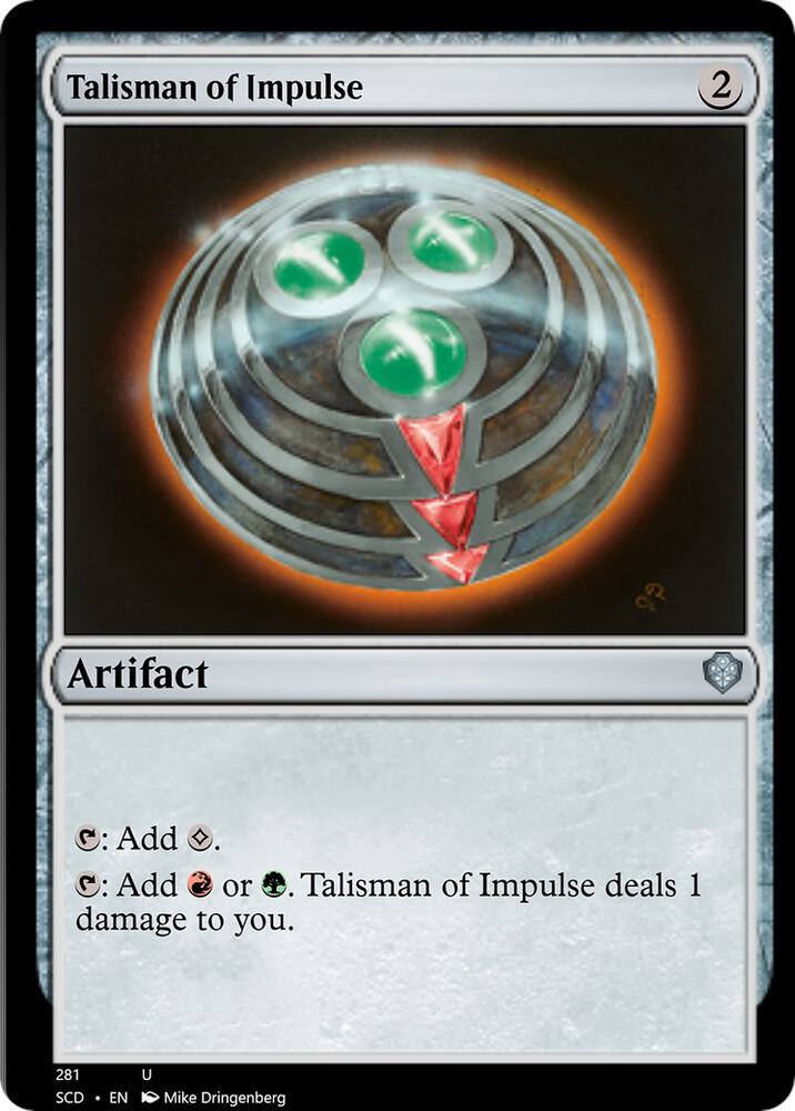 Talisman of Impulse 281/352 (Starter Commander Decks)  | Good Games Modbury