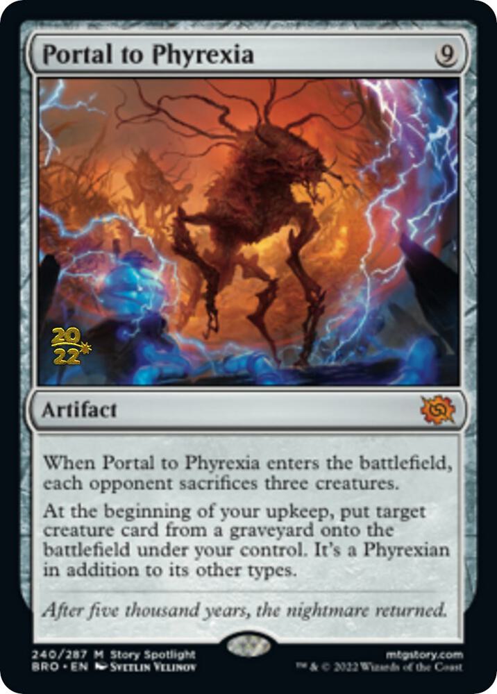 Portal to Phyrexia 240s/169 (Prerelease Cards)  - Foil | Good Games Modbury