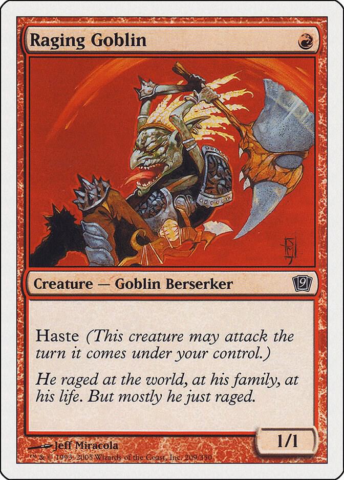 Raging Goblin 209/350 (9th Edition)  | Good Games Modbury