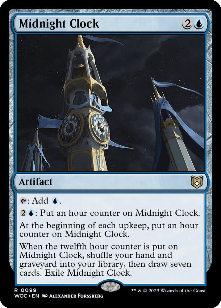 Midnight Clock 99/173 (Commander: Wilds of Eldraine)  | Good Games Modbury